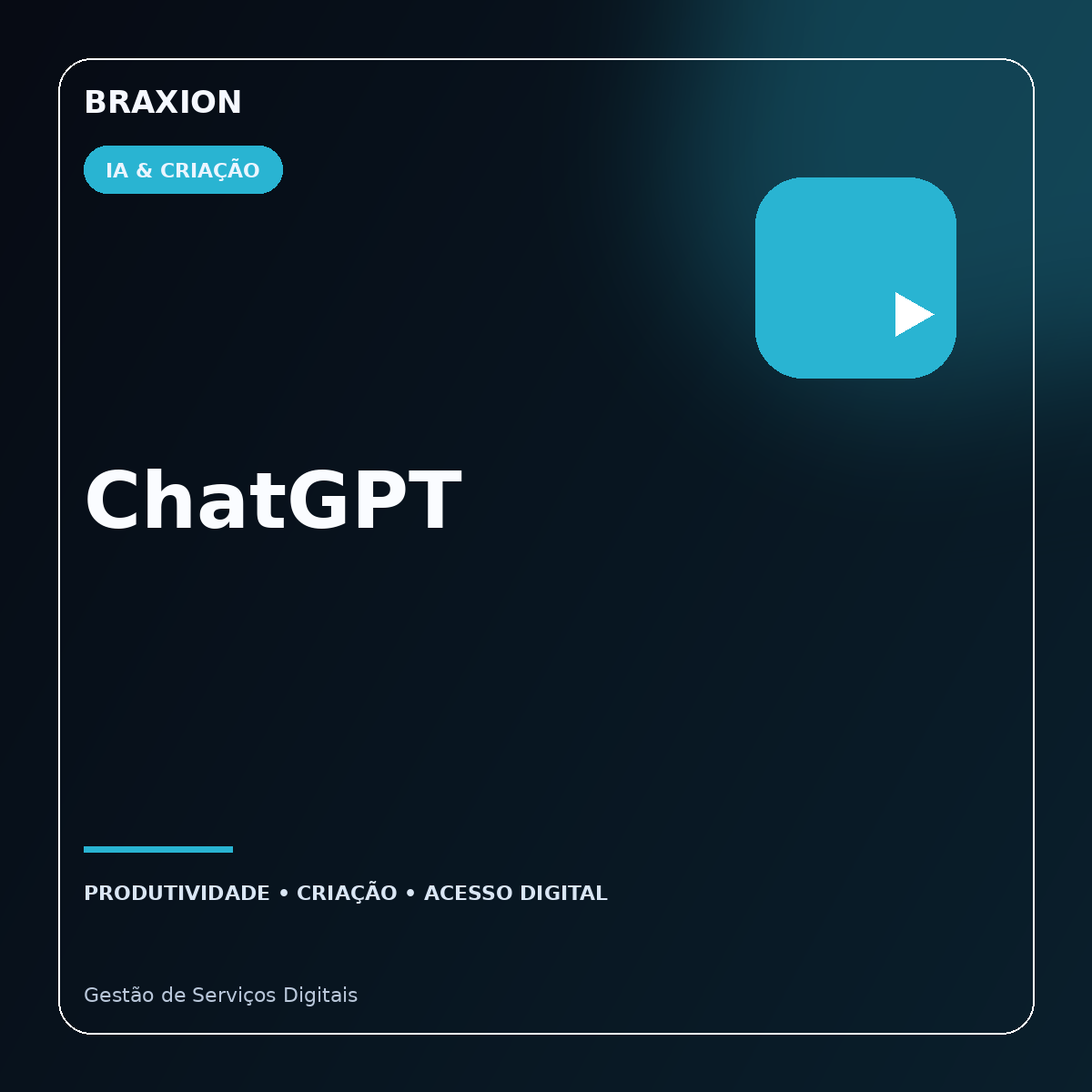 ChatGPT — identidade do produto