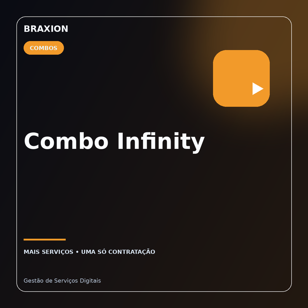 Combo Infinity — identidade do produto