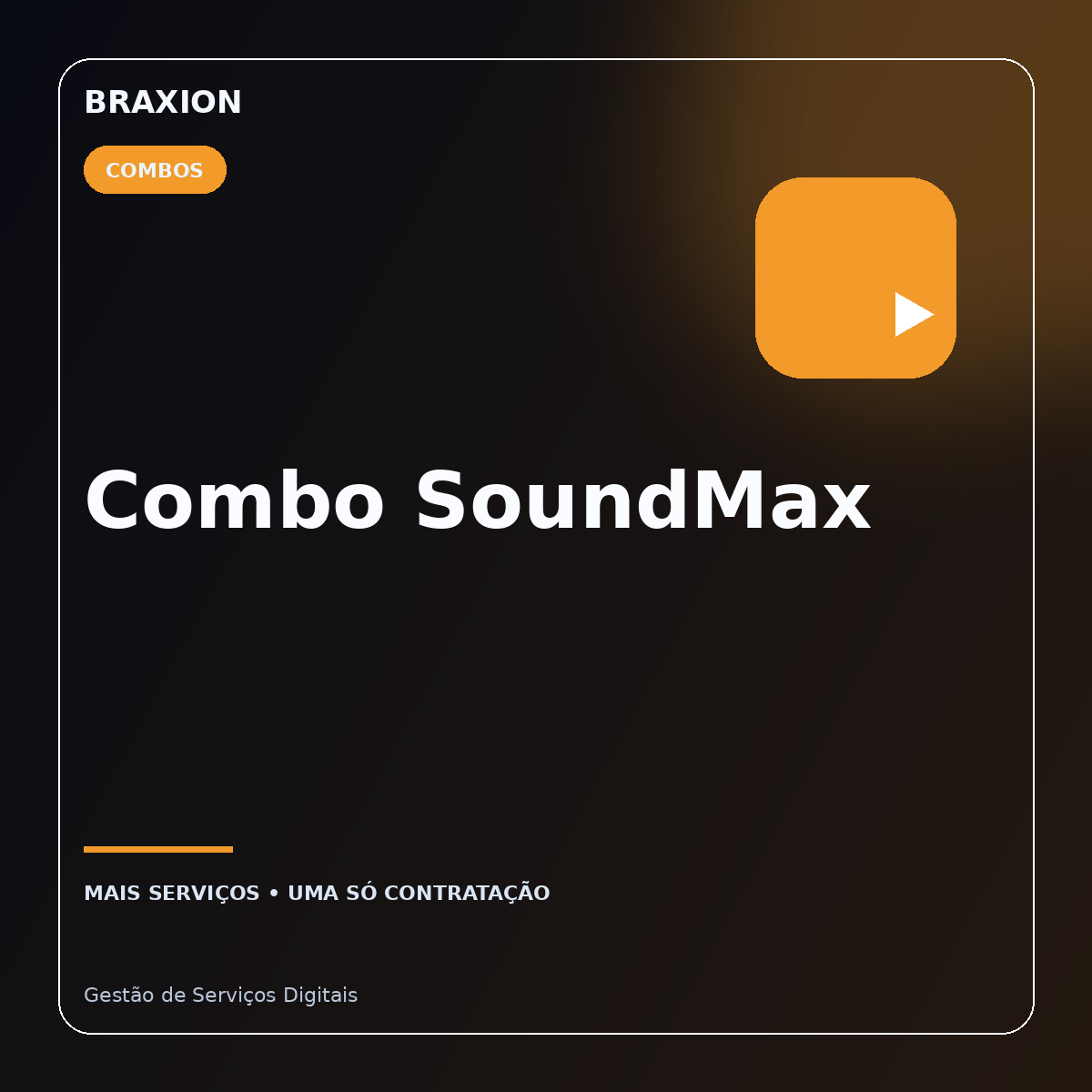 Combo SoundMax — identidade do produto